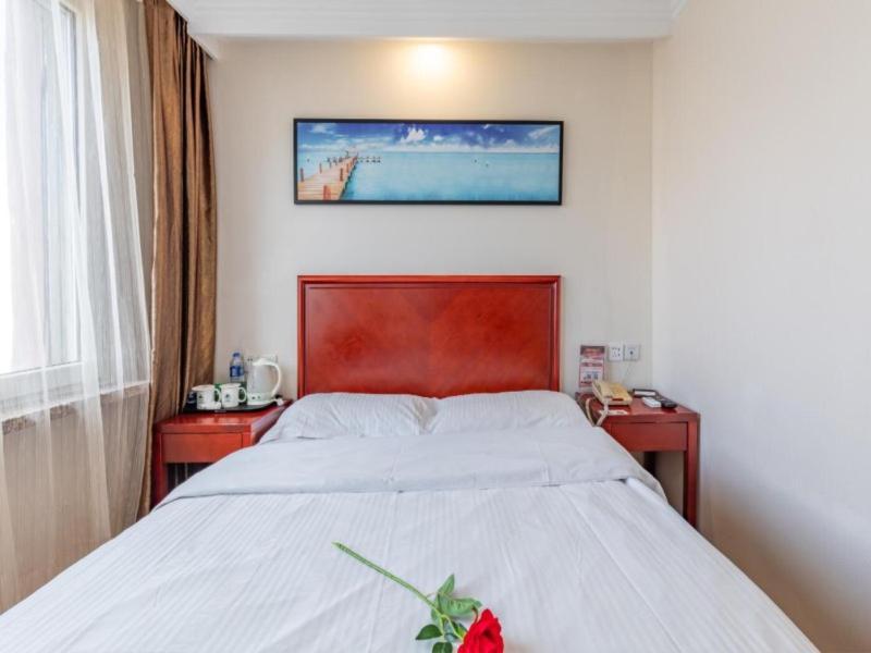 Greentree Inn Liaoning Dalian Development Zone Jinma Road Pedestrian Street Express Hotel Eksteriør billede