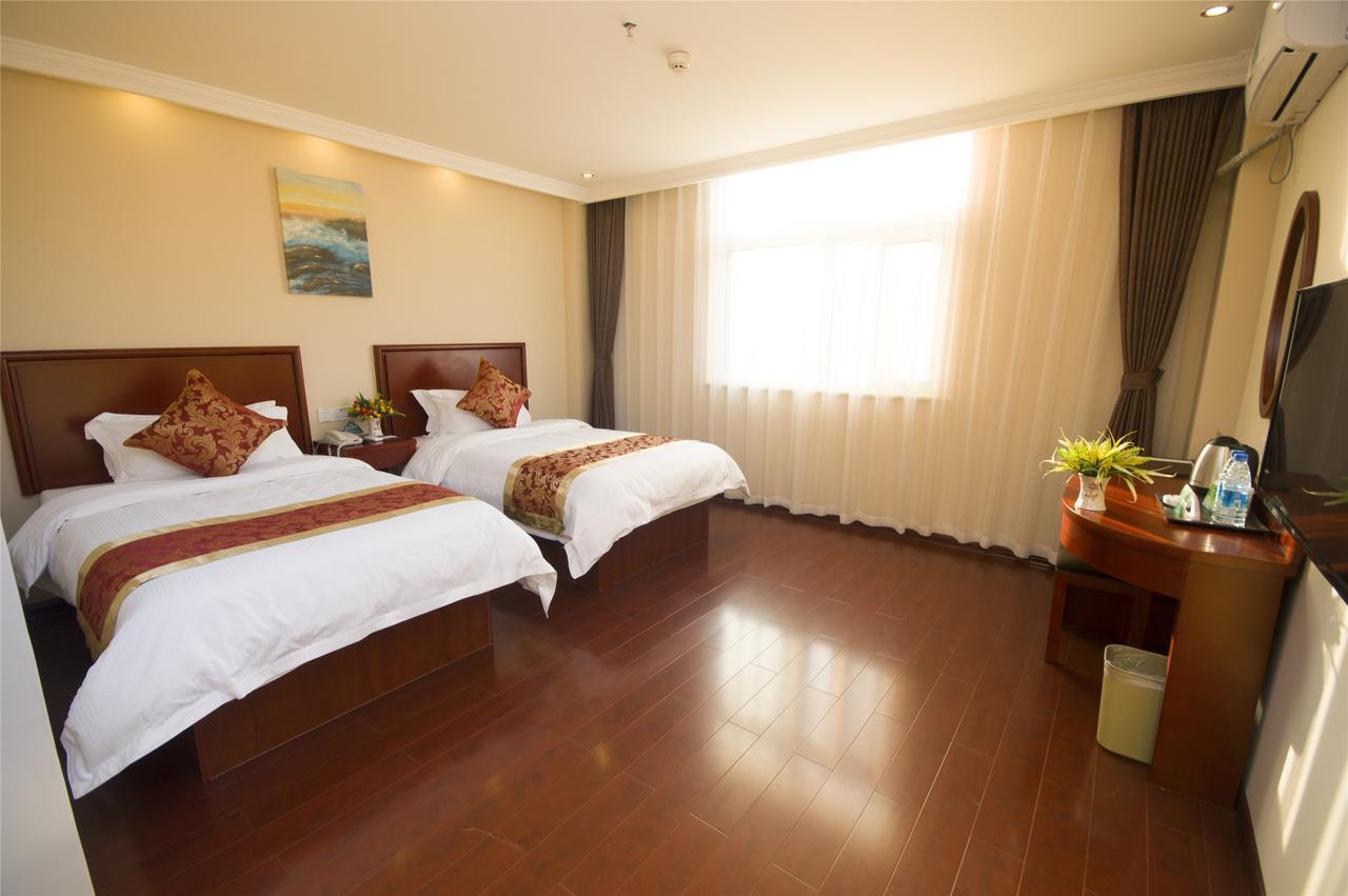 Greentree Inn Liaoning Dalian Development Zone Jinma Road Pedestrian Street Express Hotel Eksteriør billede